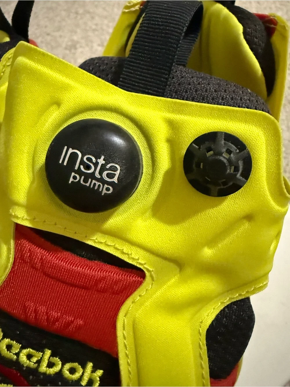 Reebok InstaPump Fury Citron men's 9